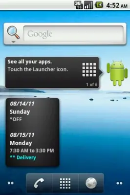 My Work Schedule android App screenshot 2